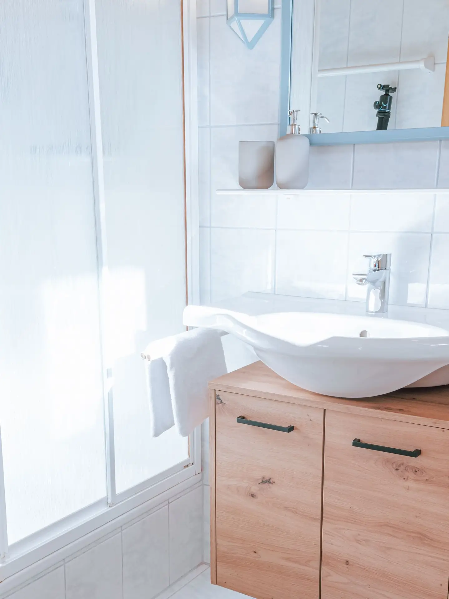 Badezimmer im Apartment