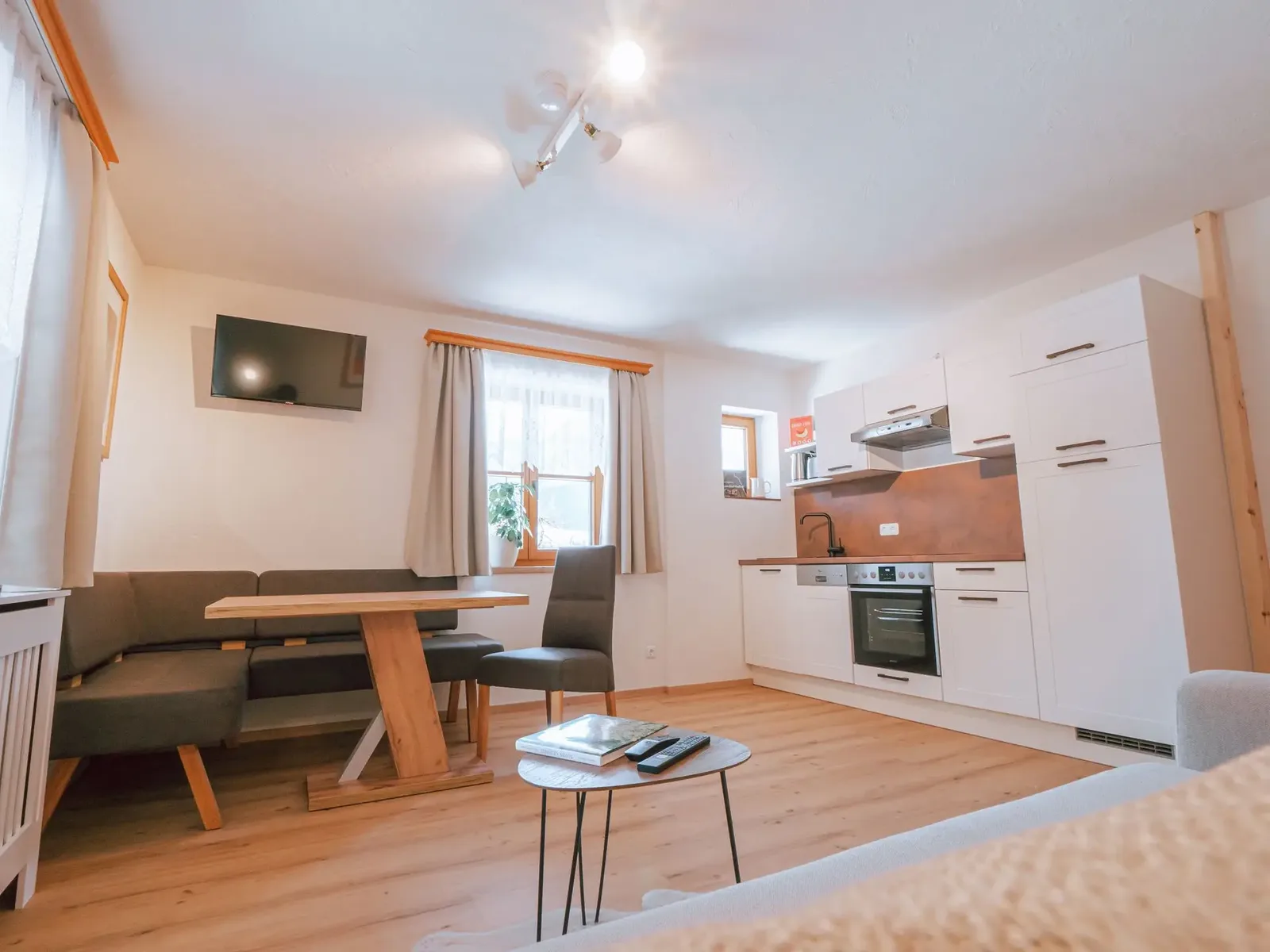 Küche im Apartment Haus Toplitzsee