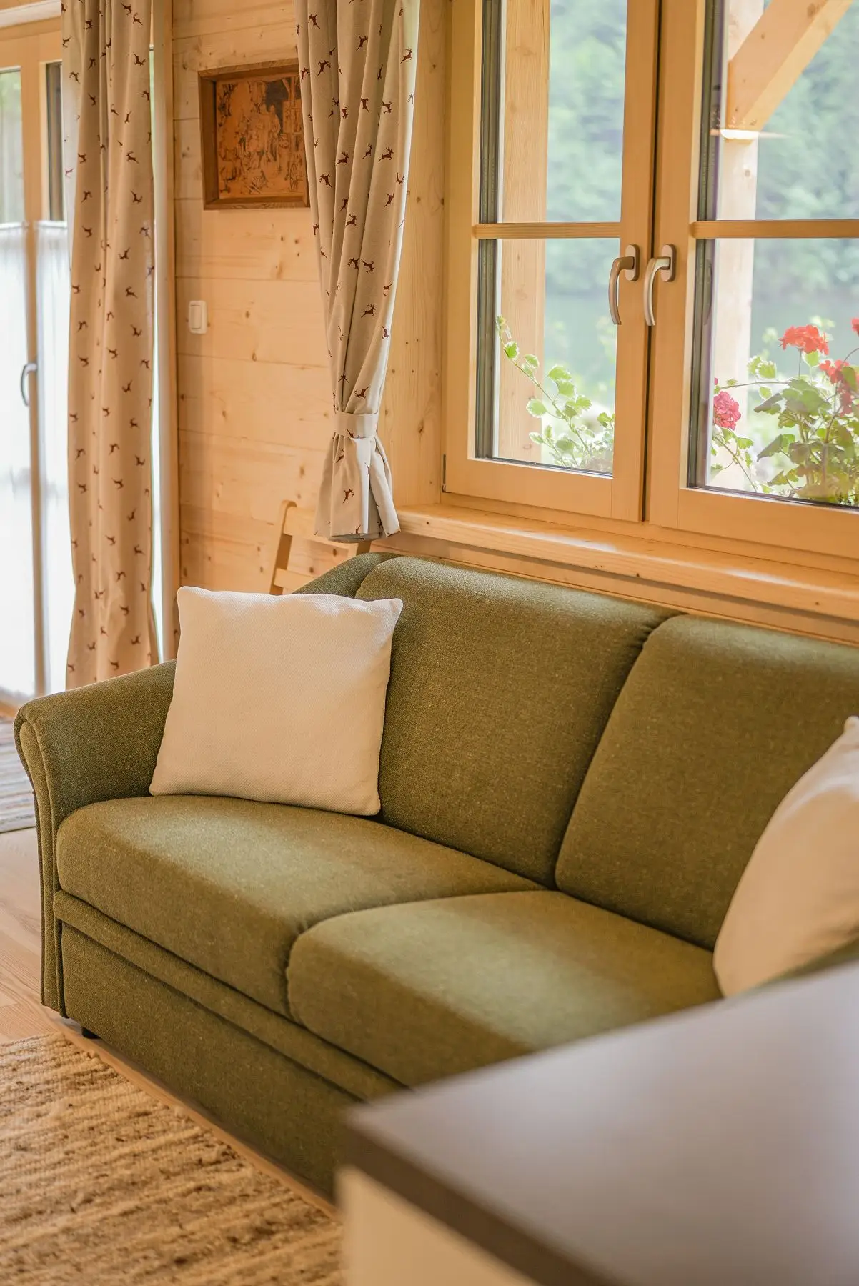 Wohnzimmer Grünblick